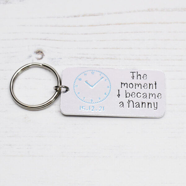 Stamped With Love - Moment I Became a Nanny Keyring