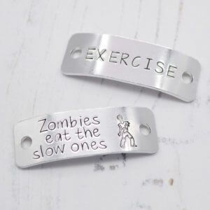 Stamped With Love - Zombies eat the slow ones Trainer Tags