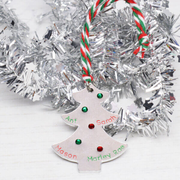Stamped With Love - Mini Family Christmas Tree Decoration