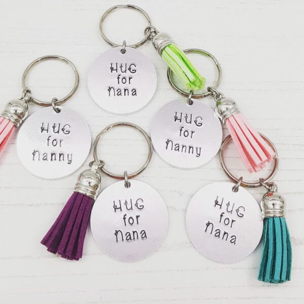 Stamped With Love - Hug for Nanna, Nanny, Nana Keyring