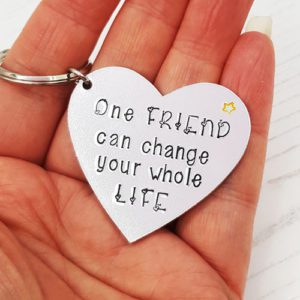Stamped With Love - One Friend Keyring