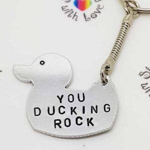 Stamped With Love - Duck Keyring