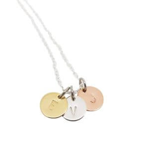 Stamped With Love - Trio Disc Necklace