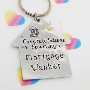 Stamped With Love - Mortgage Wanker House Keyring