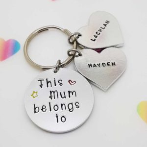 Stamped With Love - This Mummy Belongs to with Hearts