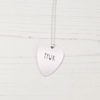 Stamped With Love - Plectrum Necklace