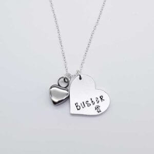 Stamped With Love - Remembrance Heart Necklace