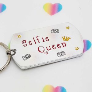 Stamped With Love - Selfie Queen Keyring