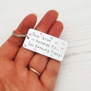 Stamped With Love - Belongs to... Too F**king Many Keyring