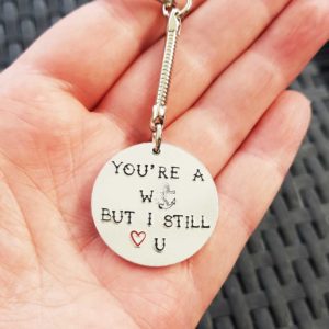 Stamped With Love - You're a Wanker Keyring