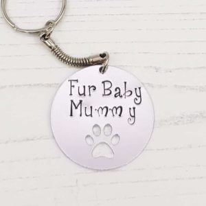 Stamped With Love - Fur Baby Mummy Keyring