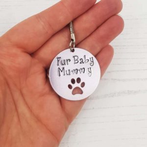Stamped With Love - Fur Baby Mummy Keyring