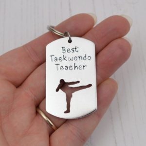 Stamped With Love - Best Taekwondo Teacher Keyring