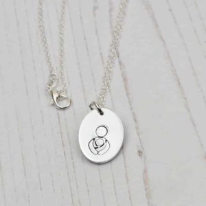 Stamped With Love - Baby Wearing Necklace