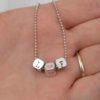 Stamped With Love - Cube Bead Necklace