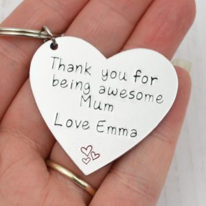 Stamped With Love - Awesome Mum Keyring