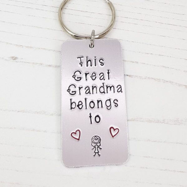 Stamped With Love - Great Grandma belongs to Keyring