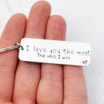 Love You The Most Keyring