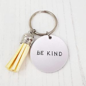 Stamped With Love - Mini Motivation - Be Kind Keyring
