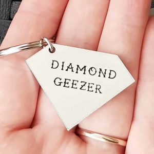 Stamped With Love - Diamond Geezer Keyring