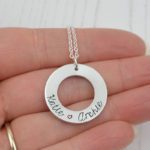 Children's Name Washer Necklace