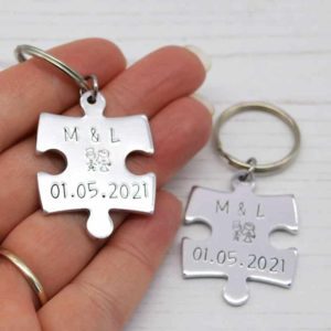 Stamped With Love - Personalised Wedding Jigsaw Pieces