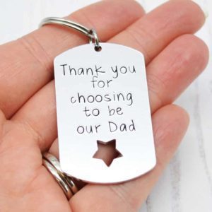 Stamped With Love - Choosing to be our Dad Keyring