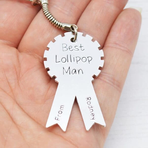 Stamped With Love - Best Lollipop Man Keyring
