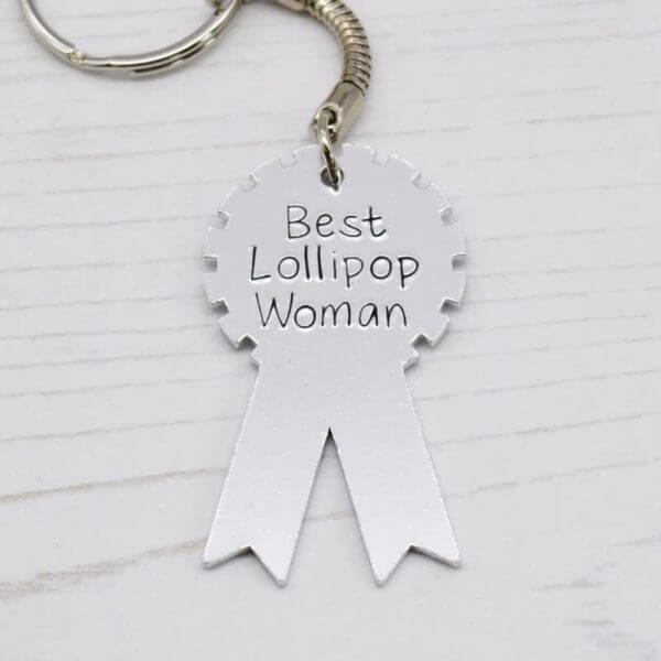 Stamped With Love - Best Lollipop Woman Keyring