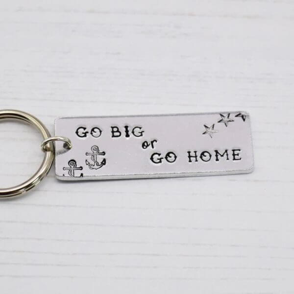 Stamped With Love - Go Big or Go Home Tattoo Keyring
