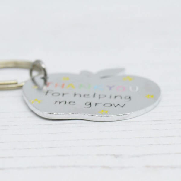 Stamped With Love - Helping me Grow Apple Keyring