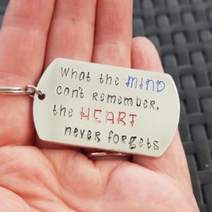 Stamped With Love - Mind Can't Remember Alzheimer / Dementia Keyring