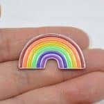 Rainbow Enamel Pin (Large)