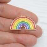 Small Rainbow Enamel Pin