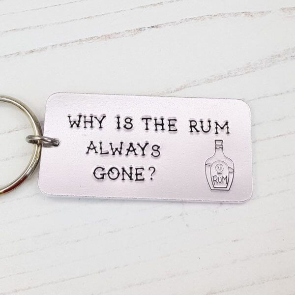 Stamped With Love - Why is the Rum always Gone? Keyring