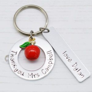 Stamped With Love - Thankyou Teacher Keyring