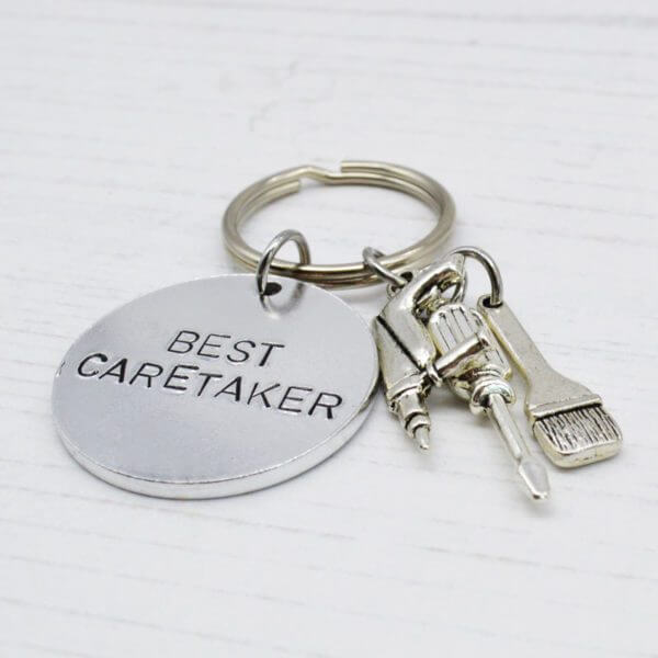 Stamped With Love - Best Caretaker Keyring
