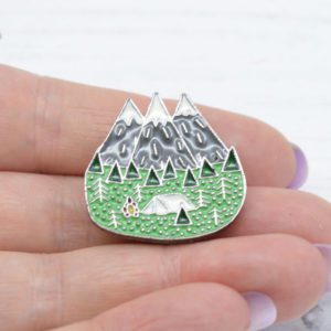 Stamped With Love - Camping Enamel Pin
