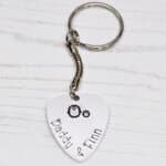 Daddy and Me Plectrum Keyring