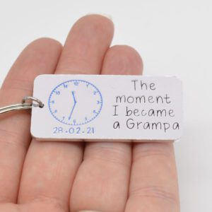 Stamped With Love - Moment I became a Grampa Keyring