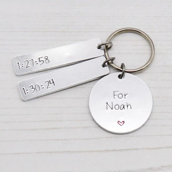 Stamped With Love - Running Memories Keyring