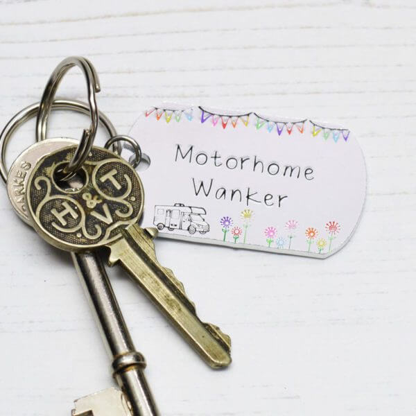 Stamped With Love - Motorhome Wanker Keyring