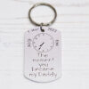 Stamped With Love - Moment you became my Daddy Keyring