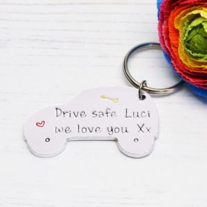 Stamped With Love - Drive Safe Car Keyring