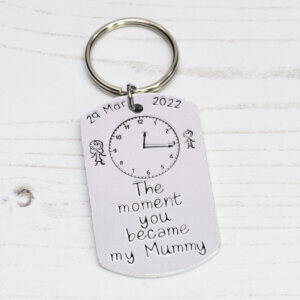 Stamped With Love - Moment you became my Mummy Keyring