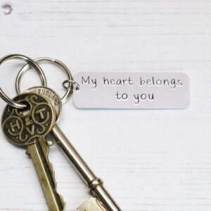 Stamped With Love - My heart belongs to you Keyring