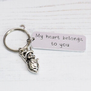 Stamped With Love - My heart belongs to you Keyring