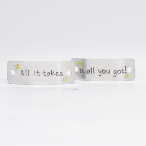 Stamped With Love - All it takes Trainer Tags