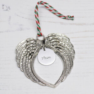 Stamped With Love - Angel Wings Bauble
