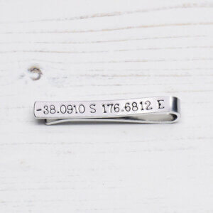 Stamped With Love - Coordinates Tie Clip